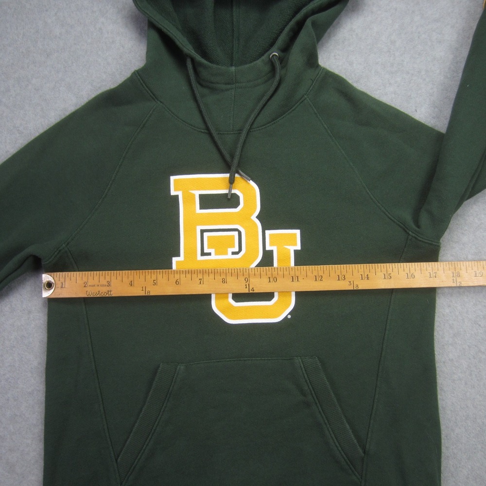 Baylor Bears Hoodie XS Green Sic‎ Em Bears Graphic Champion Sweatshirt NCAA - Picture 11 of 14